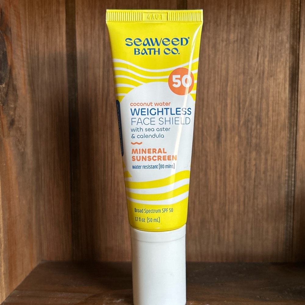 Seaweed Bath Co Weightless Face Shield SPF 50 Mineral Sunscreen 1.7 fl oz NEW